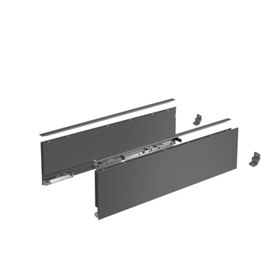 AvanTech YOU Drawer side profile set, height 139 mm x NL 270 mm, anthracite, left and right
