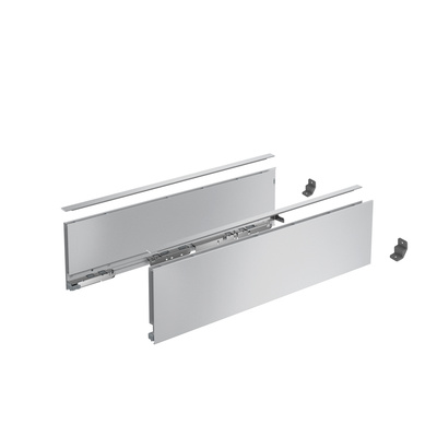 AvanTech YOU Drawer side profile set, height 139 mm x NL 270 mm, silver, left and right