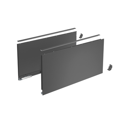 AvanTech YOU Drawer side profile set, height 251 mm x NL 350 mm, anthracite, left and right