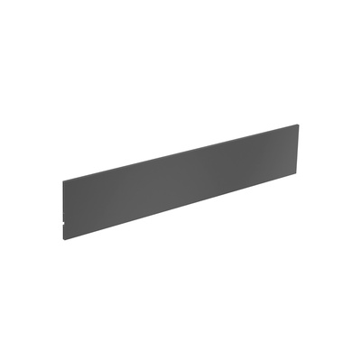 AvanTech YOU Internal front panel, profile for cutting to length, System height 101, anthracite, For drawer side profile with Illumination