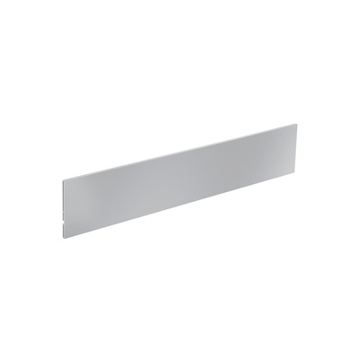 AvanTech YOU Internal front panel, profile for cutting to length, System height 101, silver, For drawer side profile with Illumination