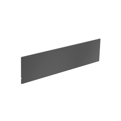 AvanTech YOU Internal front panel, profile for cutting to length, System height 139, anthracite, For drawer side profile with Illumination