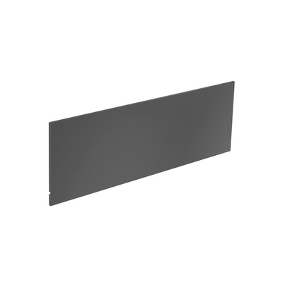 AvanTech YOU Internal front panel, profile for cutting to length, System height 187, anthracite, For drawer side profile with Illumination