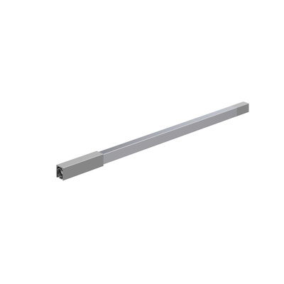 Lengthwise railing InnoTech Atira, 260 mm, right, silver