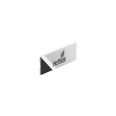 InnoTech Atira Cover cap, chrome look, with hettich logo