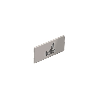 InnoTech Atira Cover cap, stainless steel look, with hettich logo
