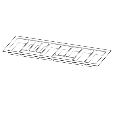 OrgaTray 440, silver, 380 - 440 / 1091 - 1150, silver