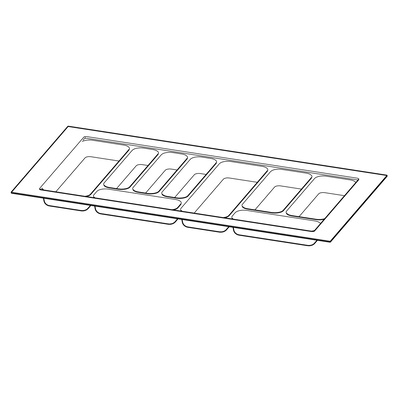 OrgaTray 440, silver, 380 - 440 / 801 - 900, silver
