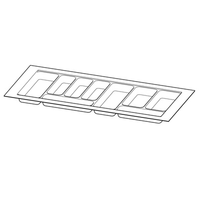 OrgaTray 440, silver, 380 - 440 / 901 - 1000, silver