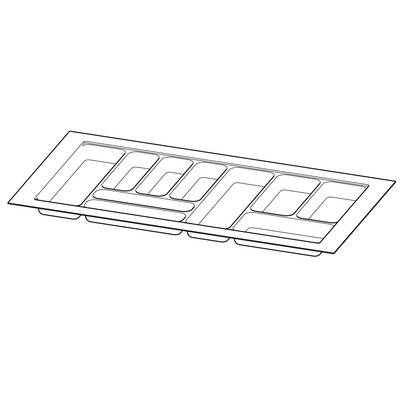 OrgaTray 440, silver, 441 - 520 / 901 - 1000, silver