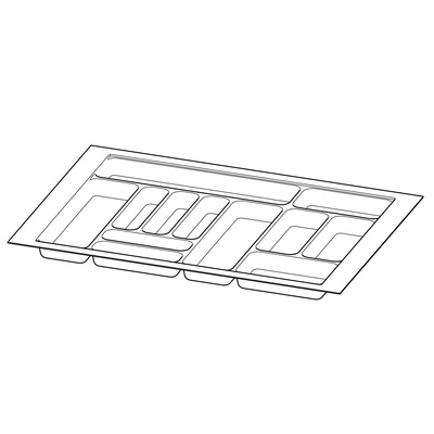 OrgaTray 440, silver, 581 - 620 / 801 - 900, silver