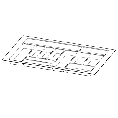 OrgaTray 440, silver, 581 - 620 / 901 - 1000, silver
