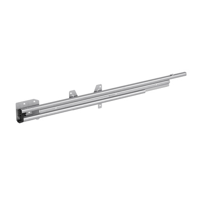 Auszugsführungen Quadro Duplex 45 für griffloses Blendendesign, Push to open Silent kompatibel, Silent System kompatibel, EB 292 mm / 392 mm, 755 mm, links