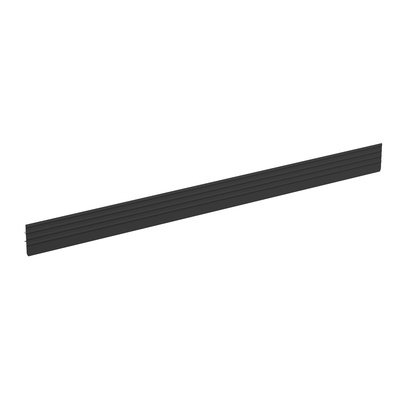 Cover profile, black, 736 mm
