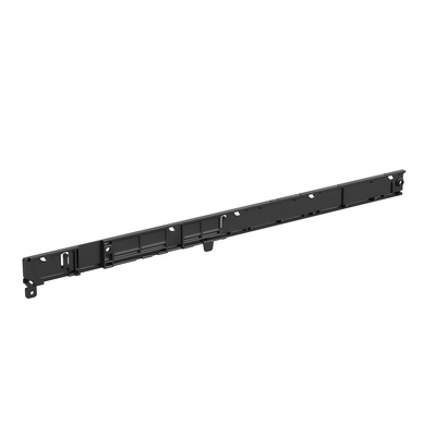 Toothed rack, right, Cabinet depth 400 mm, For cabinet body construction X = 13 mm