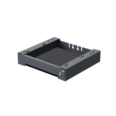 SmarTray ze stali, 75 mm, z kasetą (opakowanie jednostkowe), kolor antracytowy