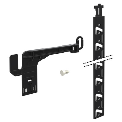 Stop Control locking bar sets for Push to open, 32 mm hole line, Length HE 6 + 1, right