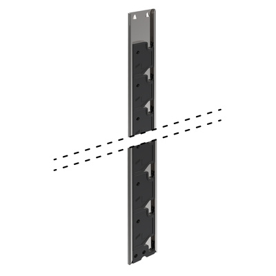 Listwa zamka centralnego Stop Control Plus, rząd nawierceń 32 mm, długość 553 mm, lewy
