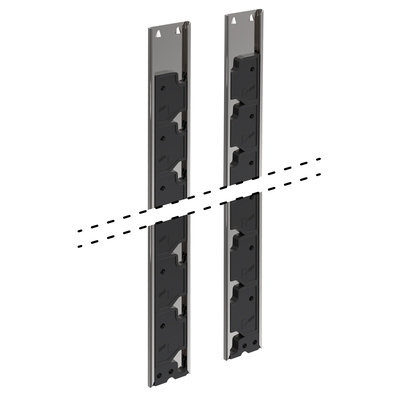 Stop Control Plus locking bar, 32 mm hole line, Length HE 10, left and right