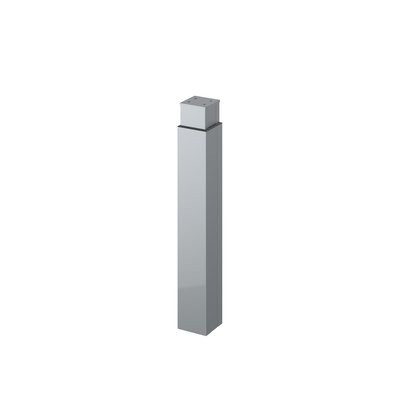 LegaDrive, Colonnes LegaDrive avec réglage en hauteur manuel, 610 - 750, Aluminium, anodisé, argent
