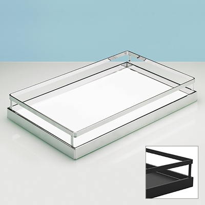 Arena STYLE non-slip clip on shelves Dispensa Duo III, W 600 mm, chrome plated