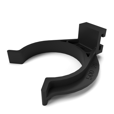 Plinth clip for clipping to levelling foot