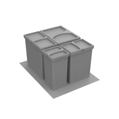 Bin.it Vario 600 - 1200, 41 l (1 x 17 l / 1 x 11 / 1 x 8 l / 1 x 5 l)