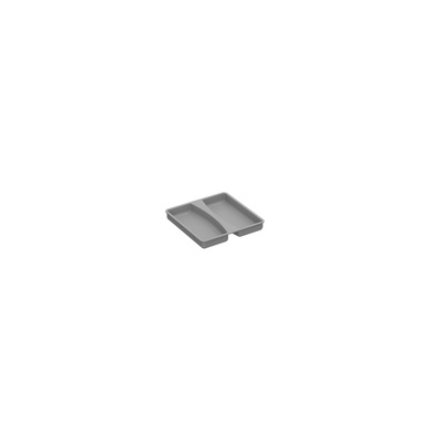 Couvercle 5 l, Plastique, gris, l x P x H 152 x 152 x 21 mm, pour système de tri des déchets ArciTech Pull, InnoTech Pull, Bin.it Vario
