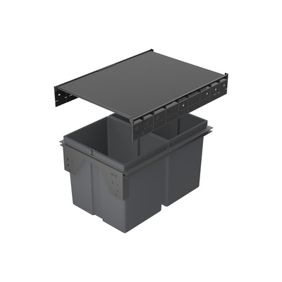 InnoTech Pull, seturi complete 450 x 470 mm, 17 l + 17 l, antracit