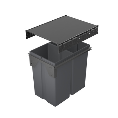 InnoTech Pull, all inclusive sets 450 x 470 mm, 29 l + 29 l, anthracite