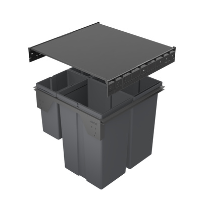 InnoTech Pull, all inclusive sets 600 x 470 mm, 29 l + 29 l + 8 l + 8 l, anthracite