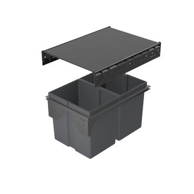 ArciTech Pull all-inclusive sets 450 x 500 mm, 17 l + 17 l, anthracite