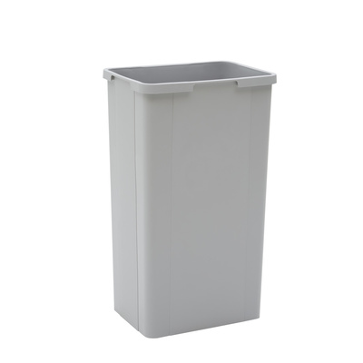 Bin 32 l, plastic, grey, W x D x H 227 x 305 x 530 mm, for waste collecting system Bin.it Duo II, Bin.it Single II