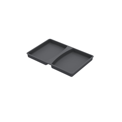 Lid 8 l, plastic, anthracite, W x D x H 152 x 225 x 21 mm, for waste collecting system AvanTech YOU Pull, ArciTech Pull, InnoTech Pull