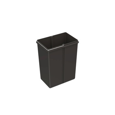 bin 8 l, plastic, anthracite, W x D x H 225 x 152 x 295 mm, for waste collecting system Bin.it Smart