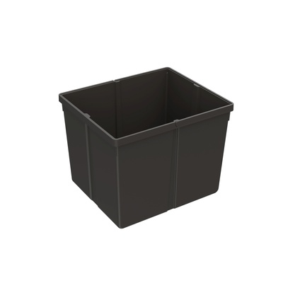 bin 11 l, plastic, anthracite, W x D x H 146 x 356 x 275 mm, for waste collecting system Bin.it Prime