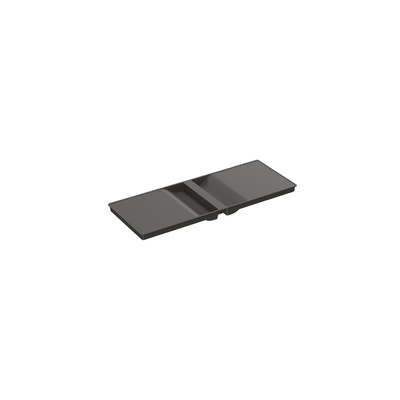 Couvercle 11 l, Plastique, anthracite, l x P x H 131 x 341 x 20 mm, pour système de tri des déchets Bin.it Prime
