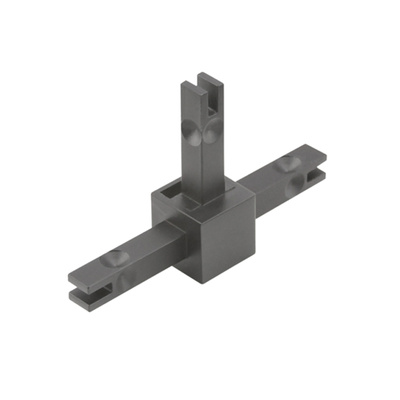 Cadro 3-voudig 2D-verbindingshoek mat zwart