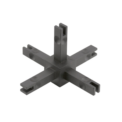 Cadro Connecting node, 5-way matt black