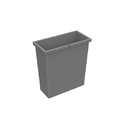 Emmer 14 l, kunststof, antraciet, B x D x H 320 x 156 x 350 mm, voor afvalsysteem Frame voor ArciTech