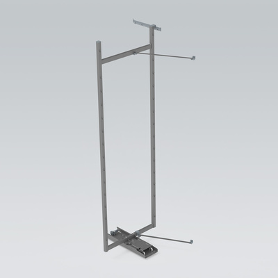 Cadre coulissant Dispensa Duo III, argent