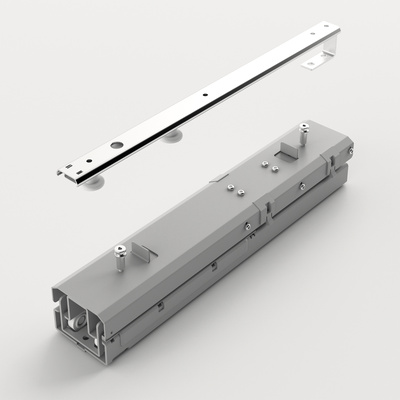 Full pull-out Olona with Silent System and soft opening, silver