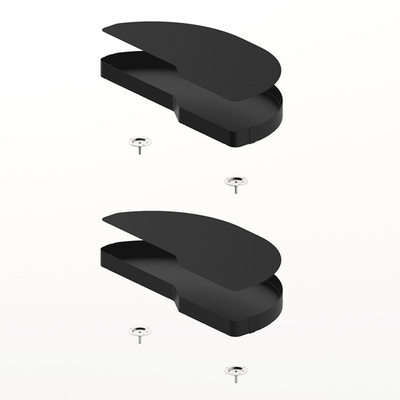 Pull-out shelf set Salso 200, front width 400, right, anthracite