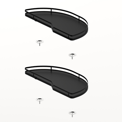 Pull-out shelf set Salso 400, front width 400, right, anthracite