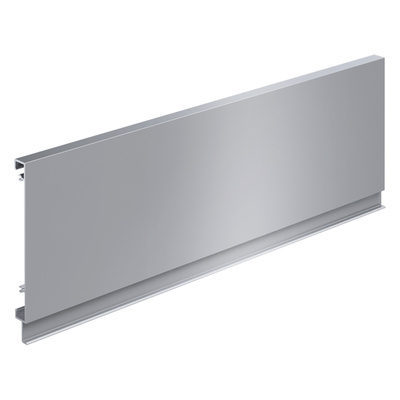 Aluminium rear panel InnoTech Atira / 200 / 144 mm, silver