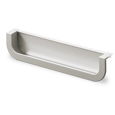 Uchwyt wpuszczany Athena, odległość wiercenia 160, L 170 mm, B 19 mm, H 36 mm, Wykończenie aluminium