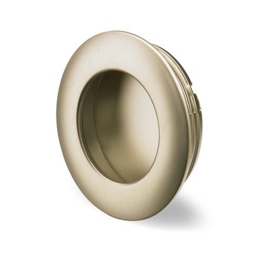 Uchwyt wpuszczany Borgoa, odległość wiercenia 0, H 11 mm, ø 41 mm, nikiel mat
