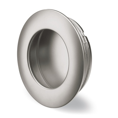 Uchwyt wpuszczany Borgoa, odległość wiercenia 0, H 11 mm, ø 41 mm, Chrom mat