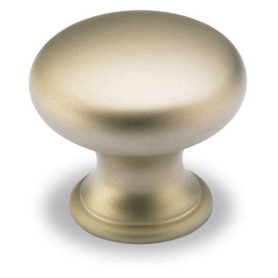 Bouton Cirpi, H 27 mm, ø 30 mm, nickelé mat
