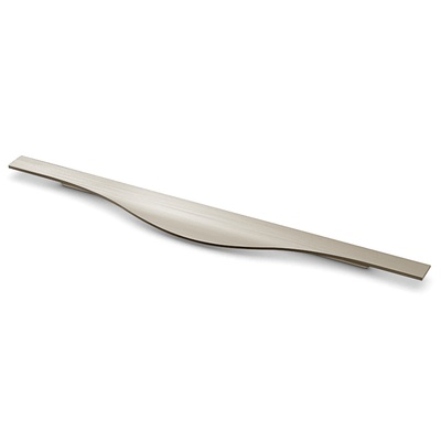 Handle profile Codania, L 295 mm, brushed stainless steel look